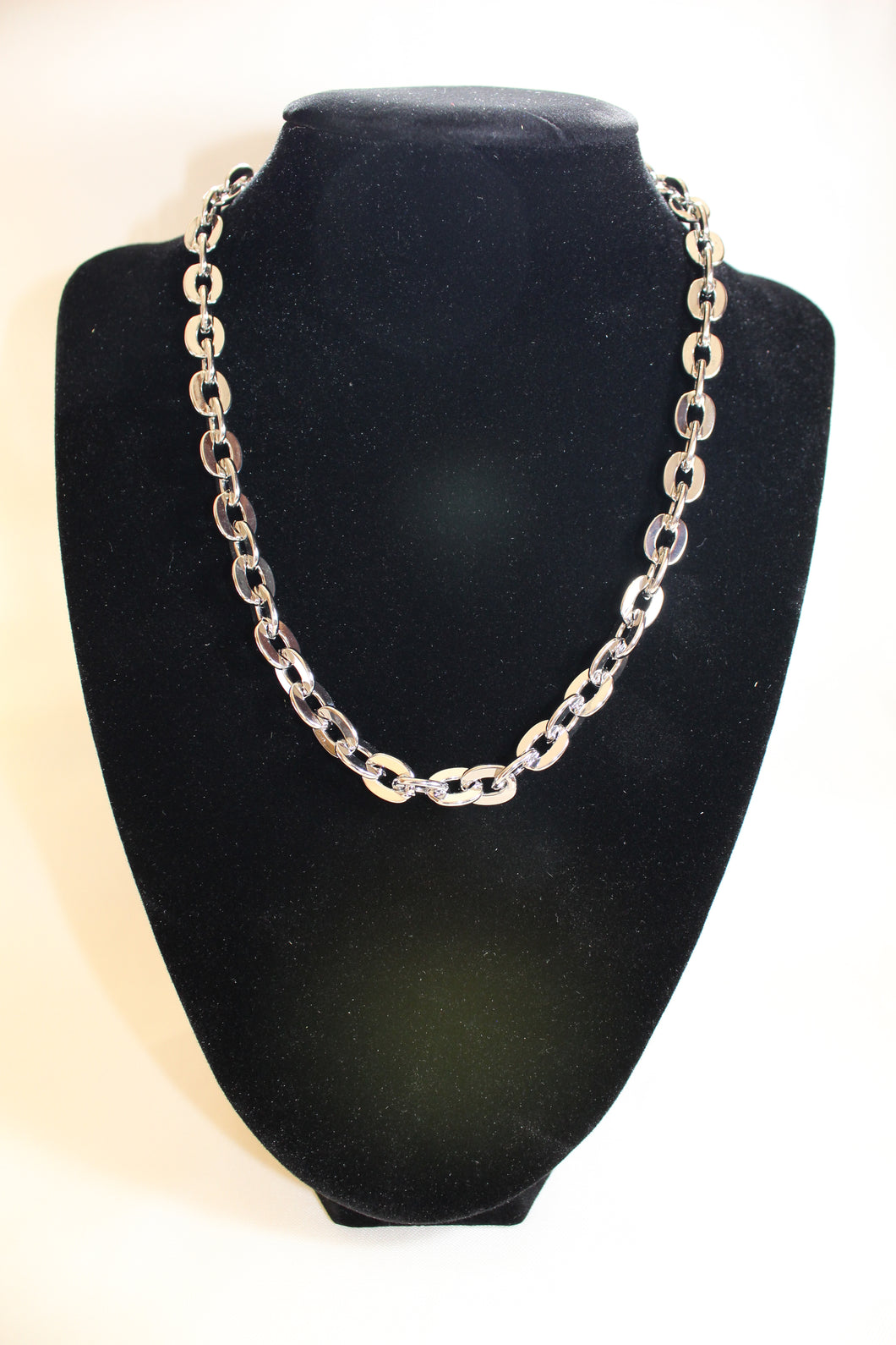 Simple Silver Chain of Round Beads