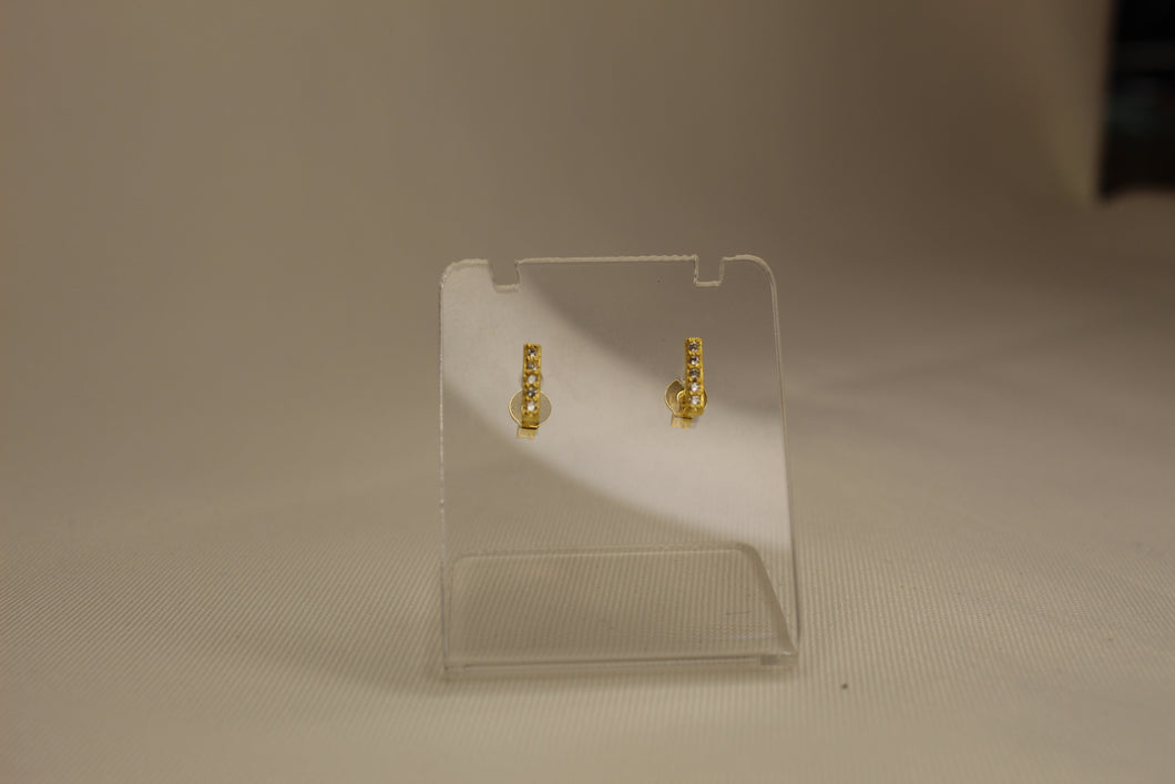 Aretes de palo