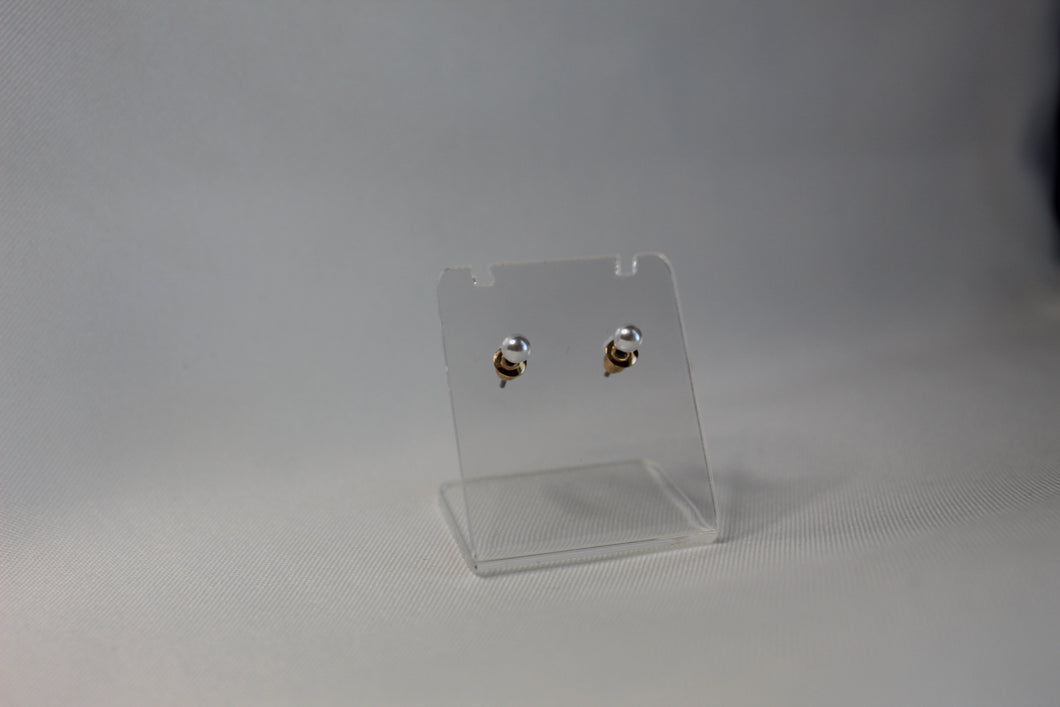 small pearl earrings